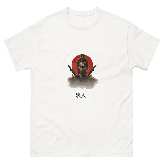 Samurai warrior graphic t-shirt for streetwear lovers